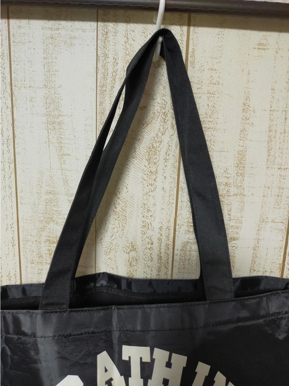BAPE x MASTERMIND Japan Black Logo Tote Bag with inner pocket